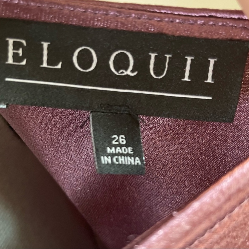 Eloquii | 26 | Sleeveless Metallic Jumpsuit - Picture 5 of 6